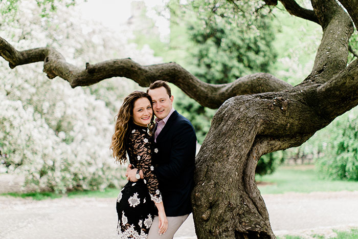 modern central park photographer, engagement shoot