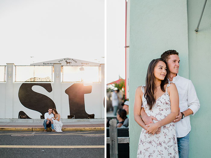 asbury park engagement photographer, couple, beach