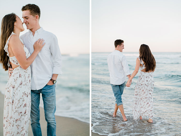 asbury park engagement photographer, couple, beach