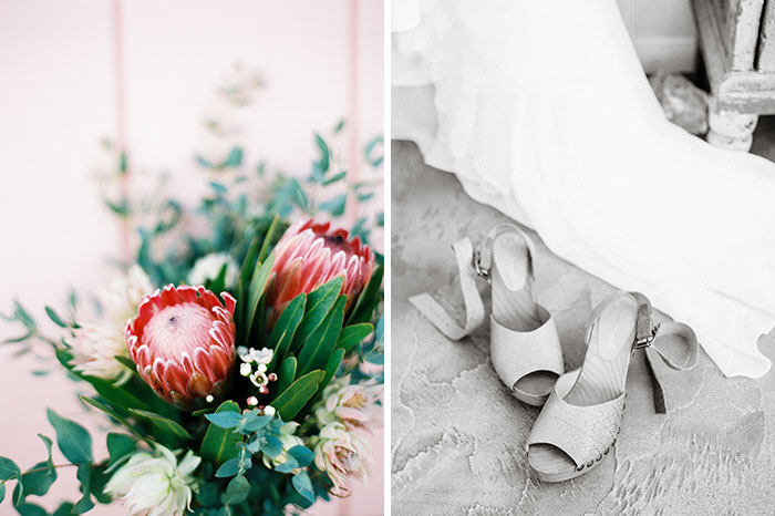 joshua tree wedding, bouquet